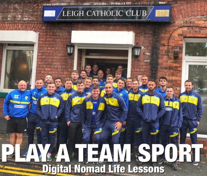 Play a Team Sport - Digital Nomad Life Lessons
