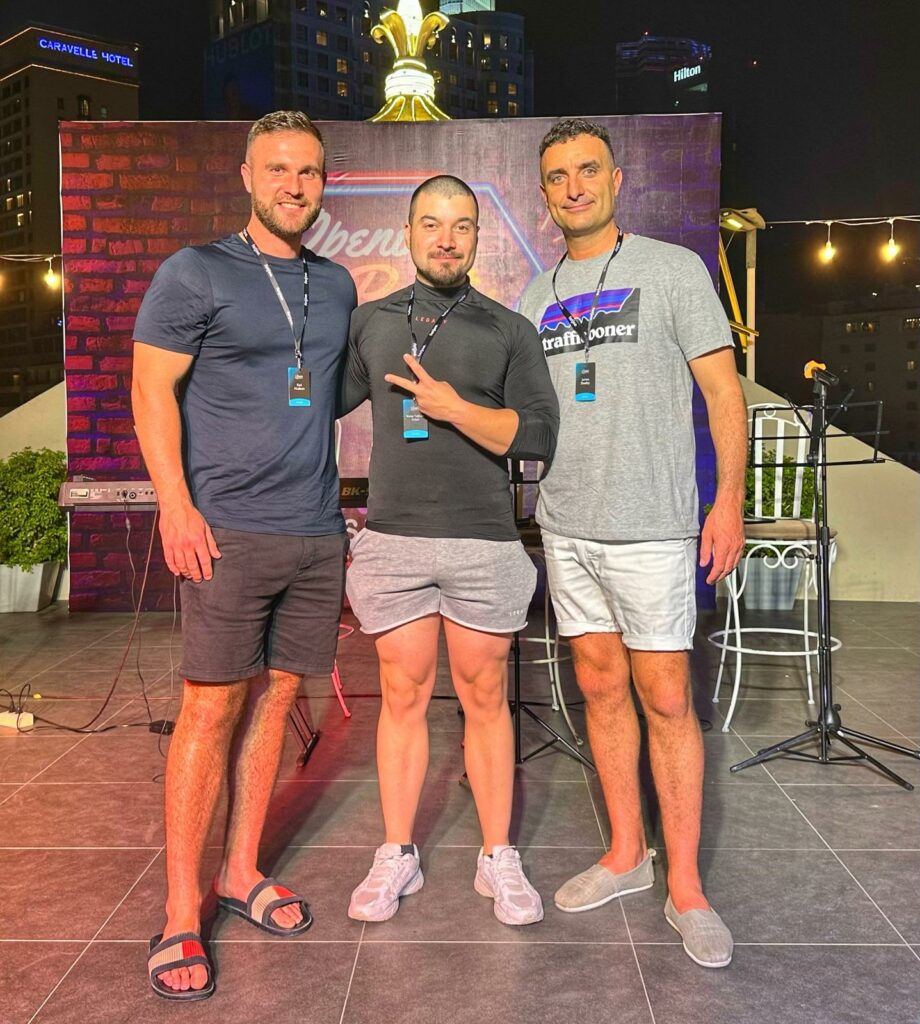 Koray-Tugberk-GUBUR-with-James-Dooley-and-Karl-Hudson-for-Semantic-SEO-Meetup