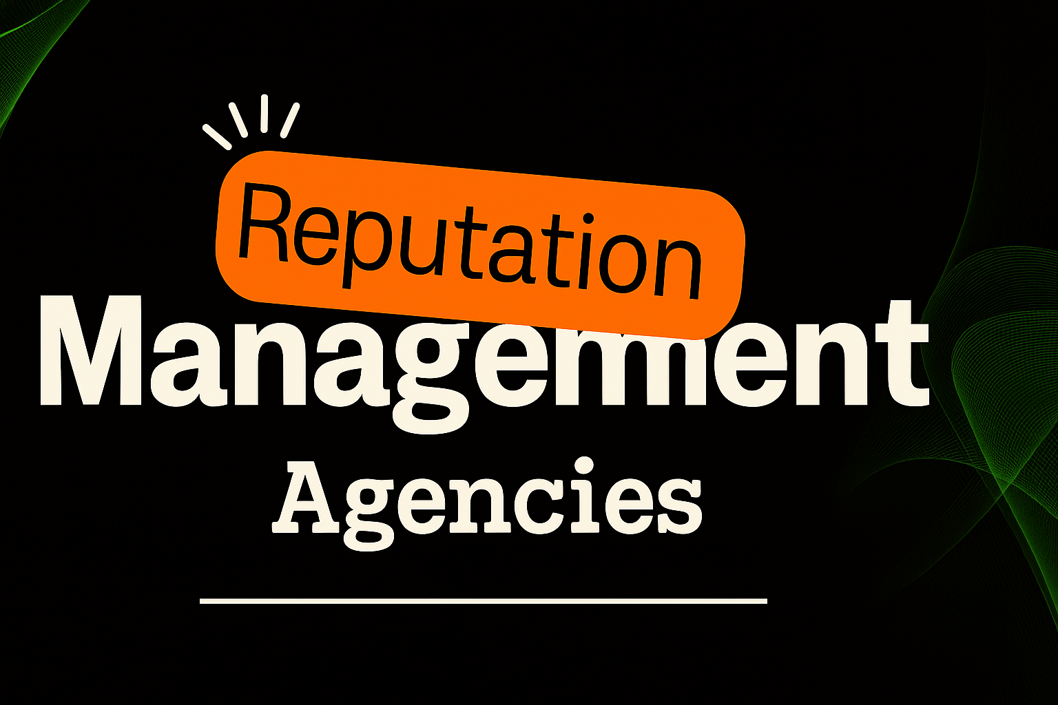 Online Reputation Management Agencies