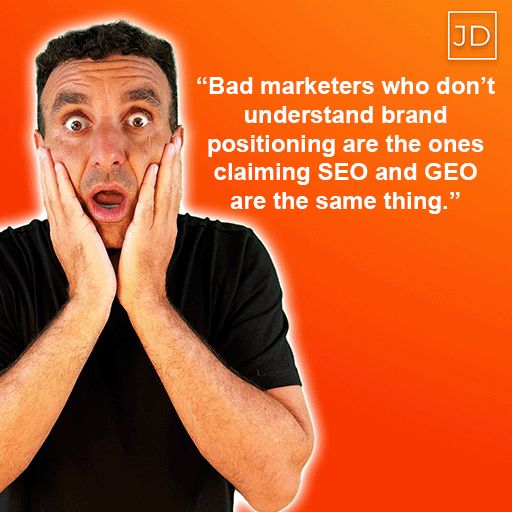 SEO vs GEO - Brand Positioning